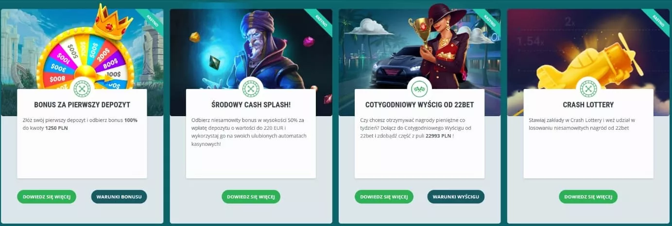 Where to find special casino codes on sites for Poles