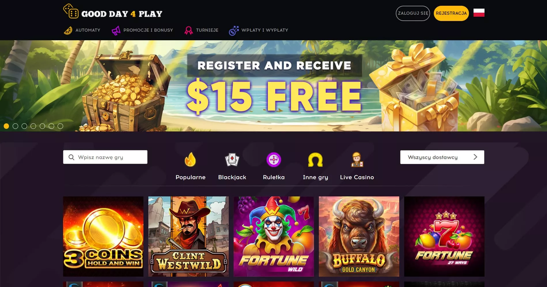 Good Day 4 Play home page