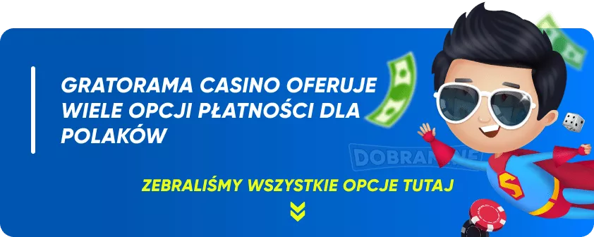 Payment Methods at Gratorama Casino 