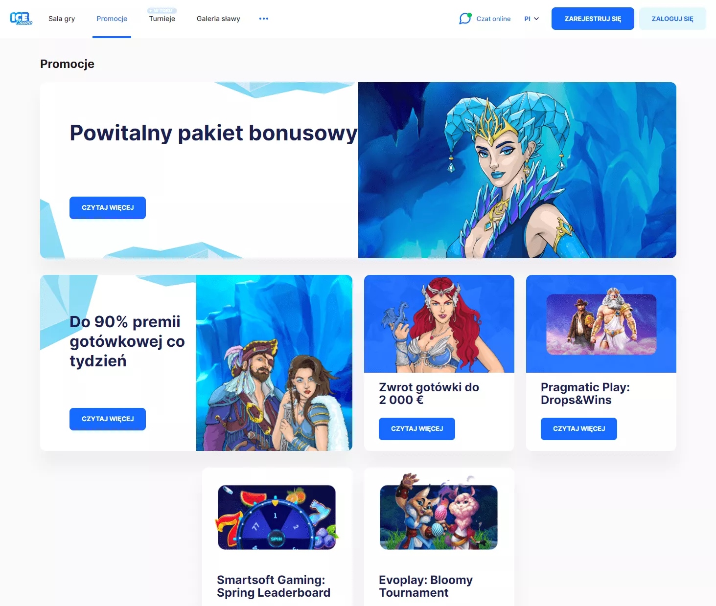 ICE Casino Bonuses