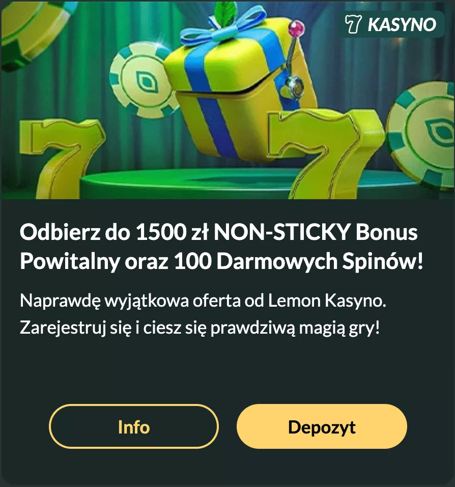 Lemon Casino - Welcome Bonus