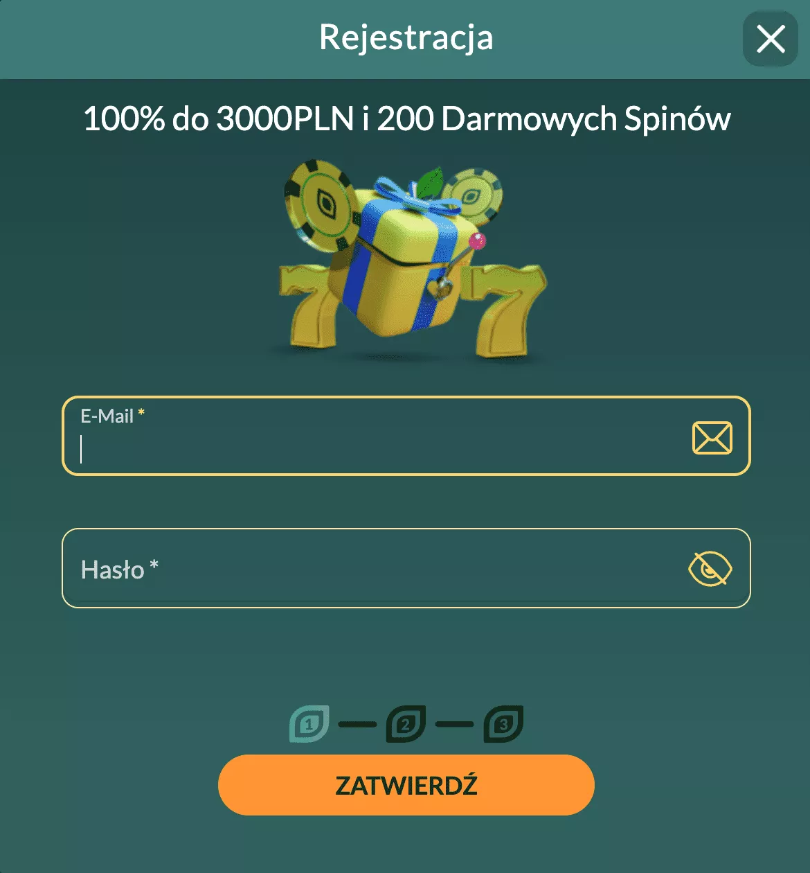 Lemon Casino - Registration 2