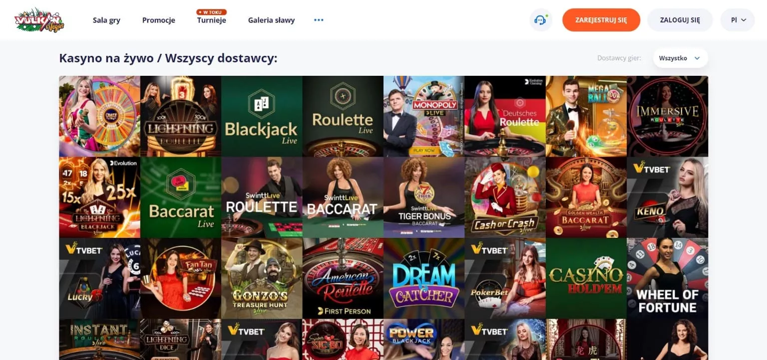 Vulkan Vegas Live Casino